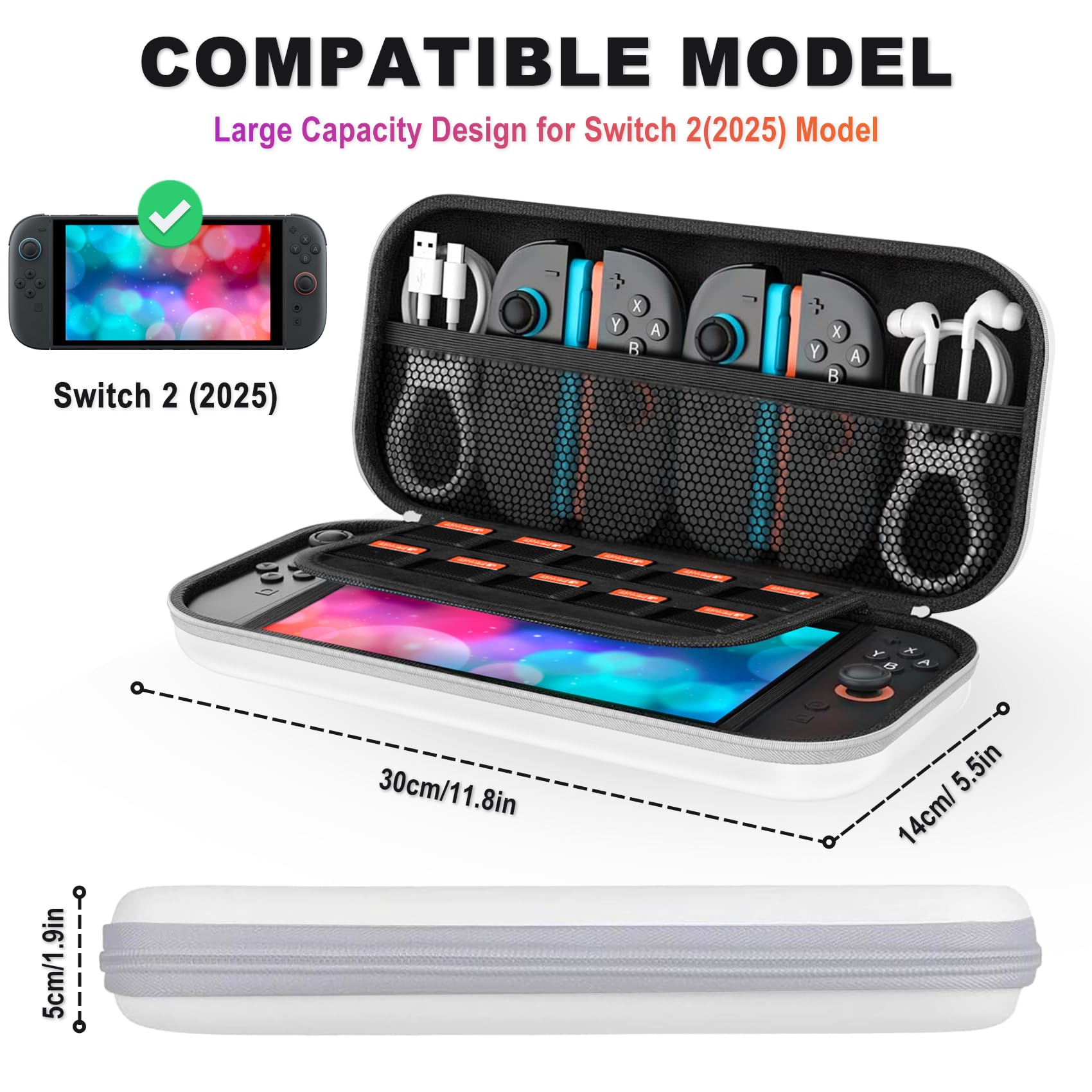 ほうじちゃ switch2 Amazon.com: CHIKIXSON Carrying Case for Nintendo Switch 2 (2025